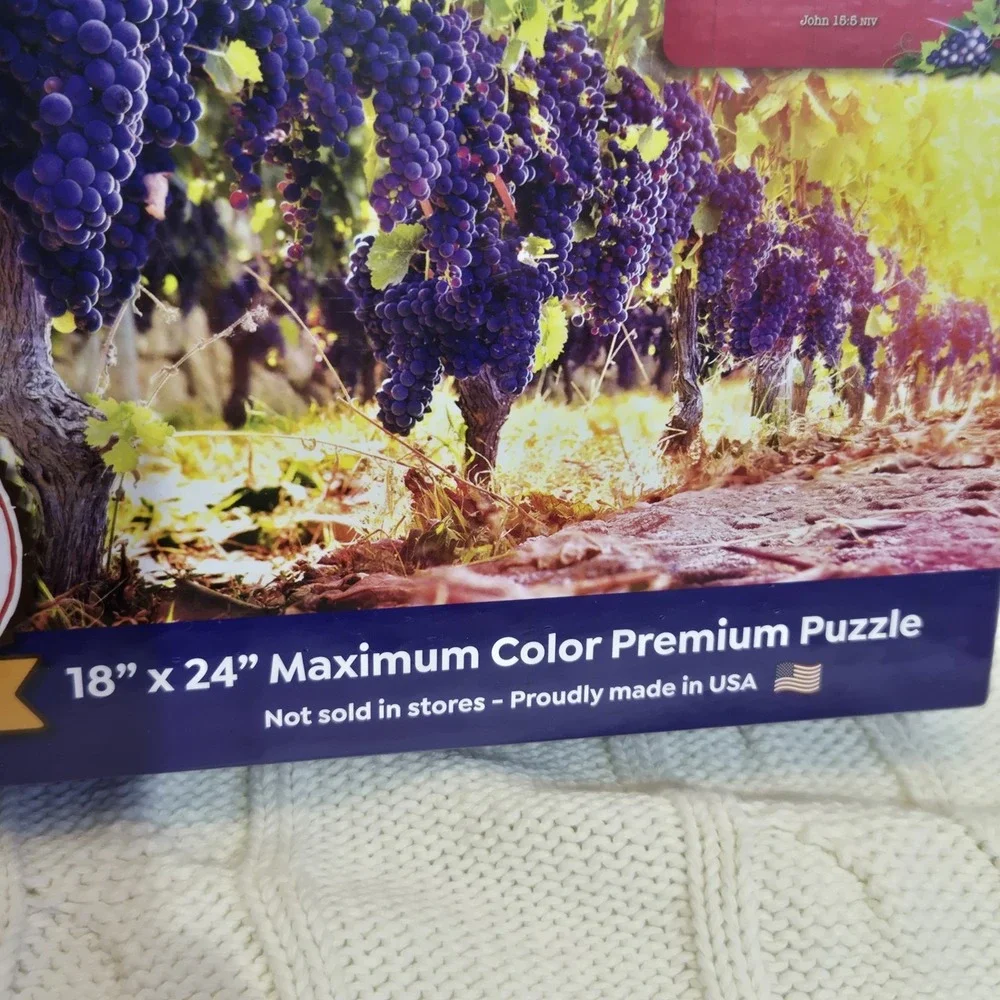 SEALED NEW Gods Fruitfulness‎ JIGSAW PUZZLE 300 LARGE Pc. Bonus Poster 18